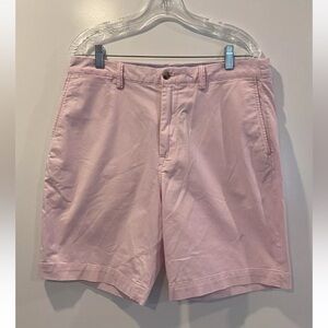 Polo Ralph Lauren Pink Stretch Classic Fit 9” Shorts‎ Logo Mens Size 35 (1144)